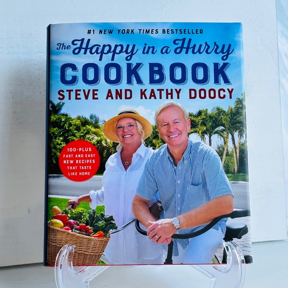 The Happy In A Hurry Cookbook Steve & Kathy Doocy Hardcover Recipe Book - Picture 1 of 16
